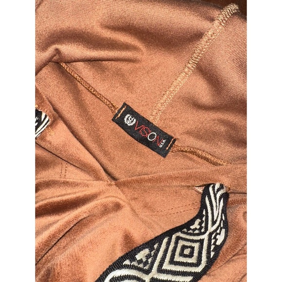 Vision Brand brown velour hoodie - Picture 4 of 5